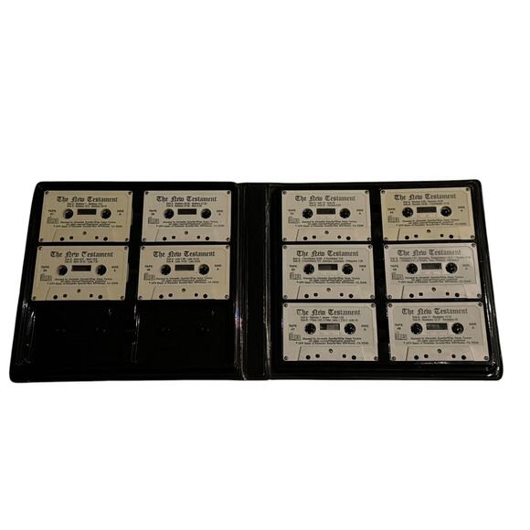 The Holy Bible New Testament Cassette Tapes (10) KJV Alexander Scourby READ - Picture 2 of 7